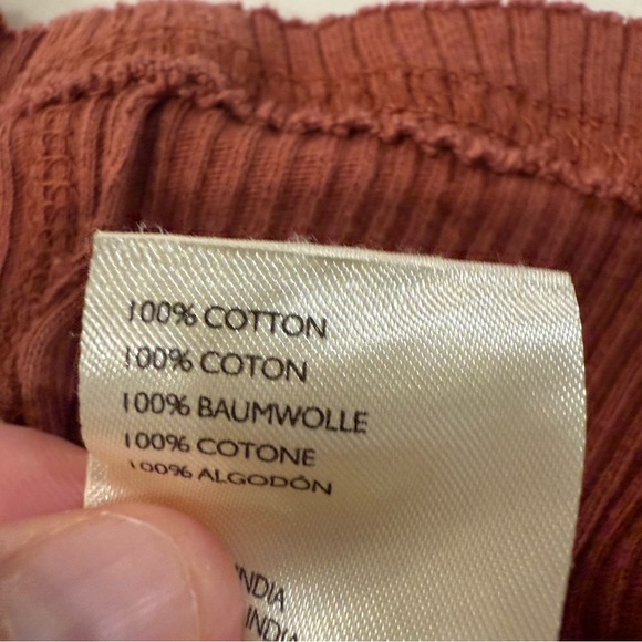 Free People We The Free Fuego Tank Crop Top Women’s Small Rust Brown Chevron - Picture 8 of 9